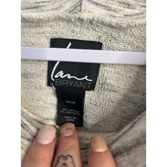 Women's Lane Bryant Cowl Neck Hoodie. SZ 22/24. - Picture 3 of 3